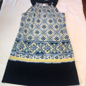 Beautiful blue and yellow dress